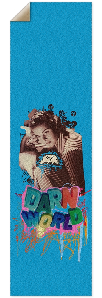 LITTLE DREAMER blue 10” grip tape 10 x 36 Inch Griptape