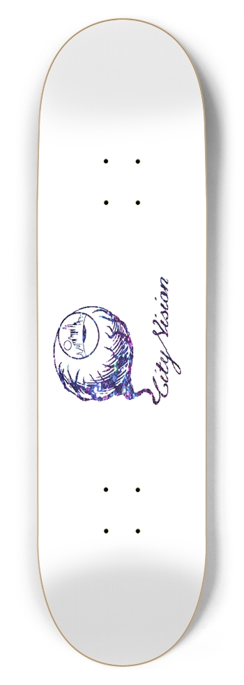 White and Dark Rainbow Gliter Logo 8.75