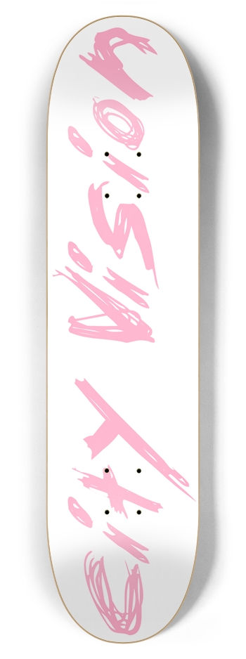 White and Pink Name 7.87