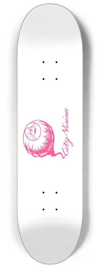 White and Hot Pink Logo 8.25