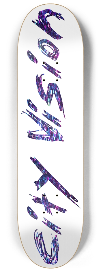 White and Dark Rainbow Glitter Name 8.25