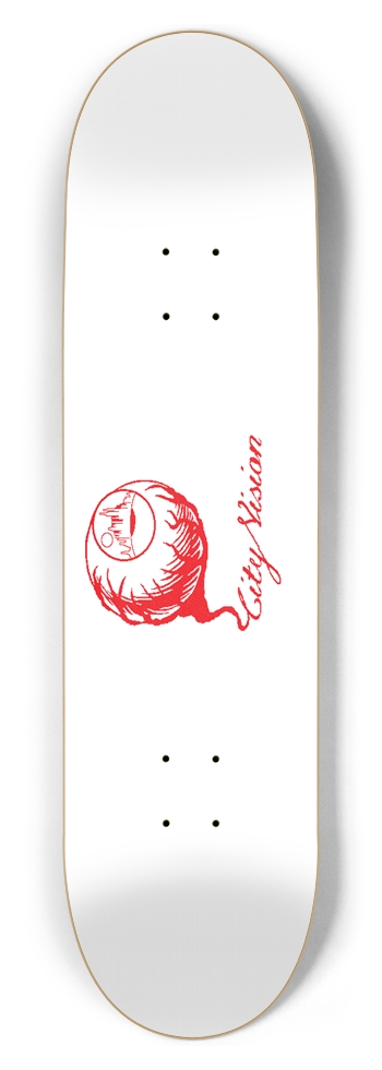 White and Red Logo 8.50