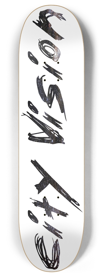 White and Stars Name 8.00 8 Inch Skateboard Deck