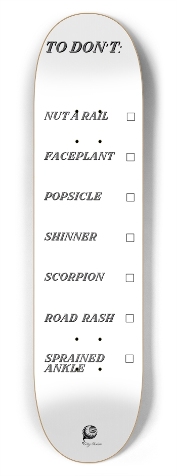 To Don't List White 7.75