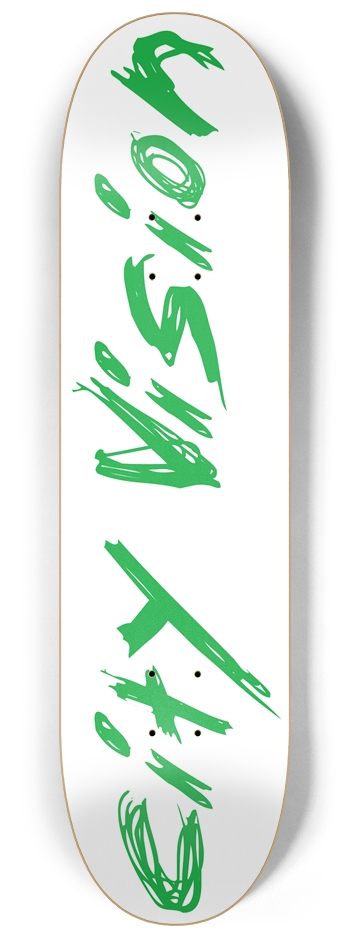 White and Green Name 8.25