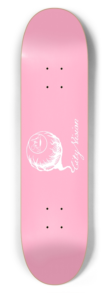 Pink and White Logo 7.75