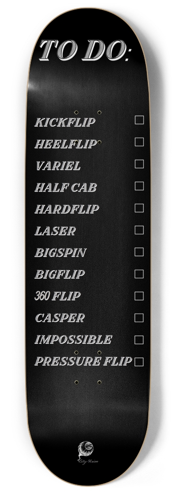 To Do List Black 9.00