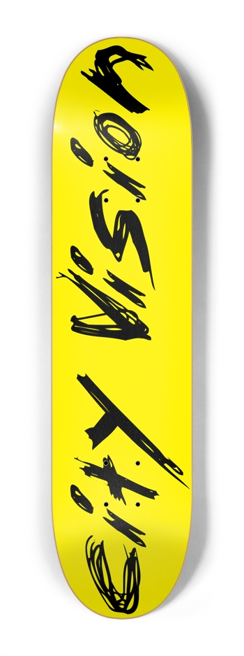 Yellow and Black Name Mini 7.25 7-1/4 Mini/Kid Skateboard