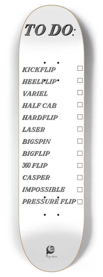 To Do List White 8.00