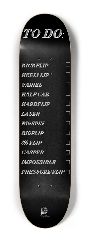 To Do List Black Mini 7.25