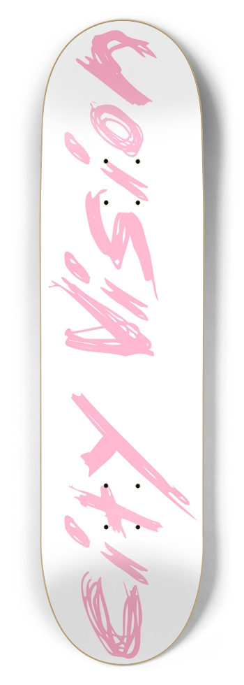 White and Pink Name 8.50