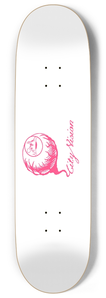 White and Hot Pink Logo 9.00