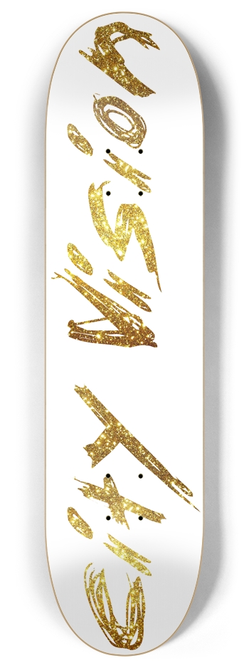 White and Gold Glitter Name 8.00