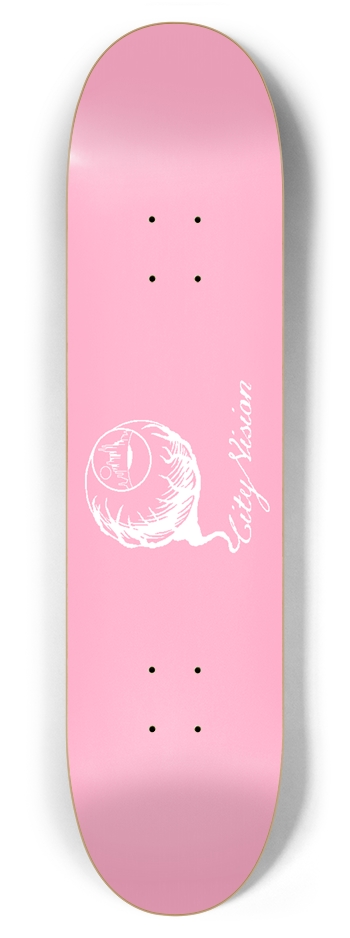 Pink and White Logo 7.87