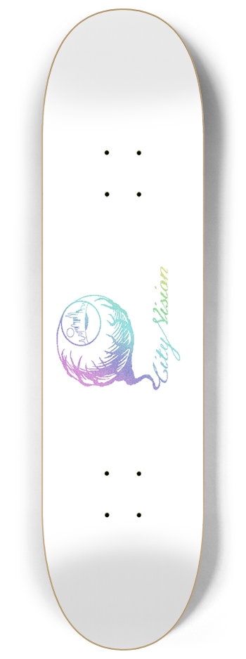 White and Light Rainbow Glitter Logo 8.25