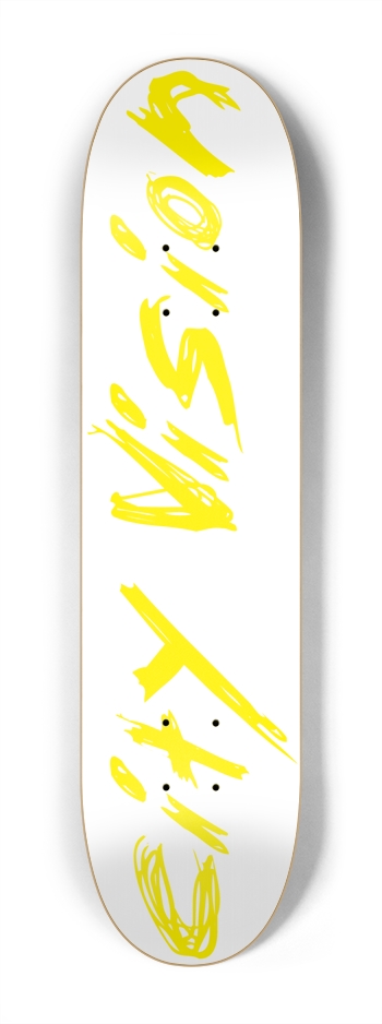 White and Yellow Name Mini 7.25