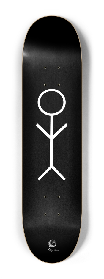 Stick Figure Black Mini 7.25