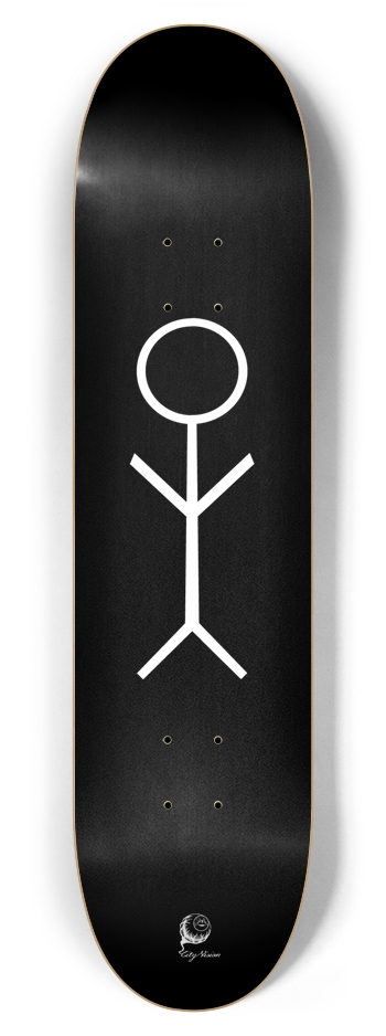 Stick Figure Black 7.87