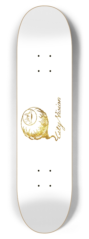 White and Gold Glitter Logo 7.87