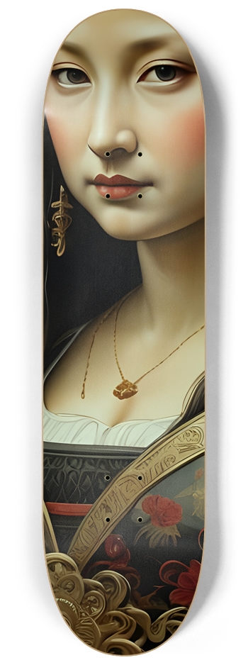 Mona Lisa Reimagined 0003 8-1/4 Skateboard Deck