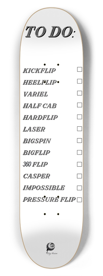 To Do List White 7.75
