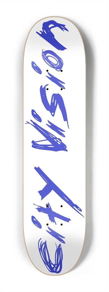 White and Blue Name Mini 7.25