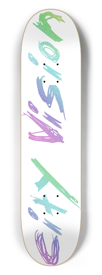 White and Rainbow Glitter Name 7.50