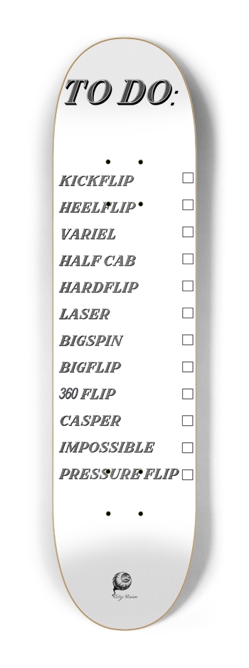 To Do List White Mini 7.25