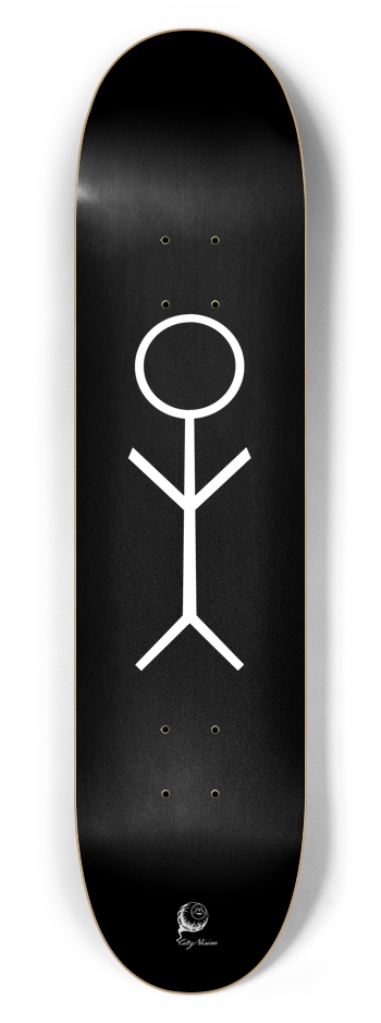 Stick Figure Black 7.62