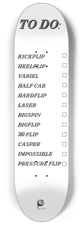 To Do List White 8.25