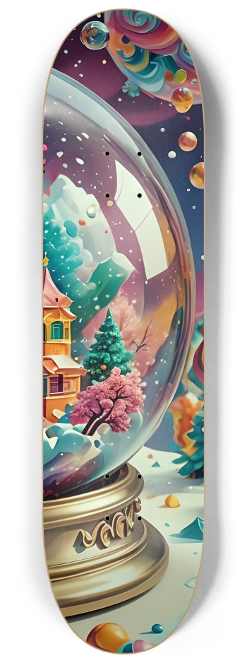 Airbrush Psychedelic Snow Globe 0001 #3