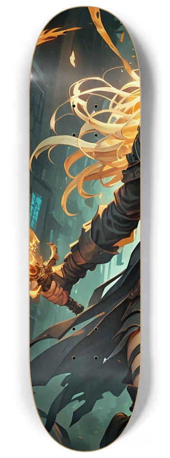 Fiery Hooded Blond Assassin 0002 #1