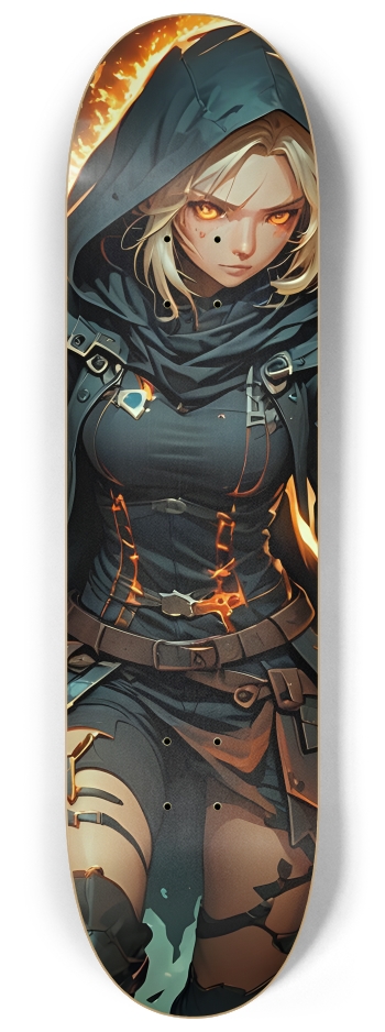 Fiery Hooded Blond Assassin 0002 #2