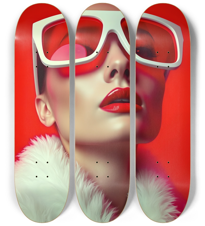 Fashion Model 0003 3 Deck Wall Series