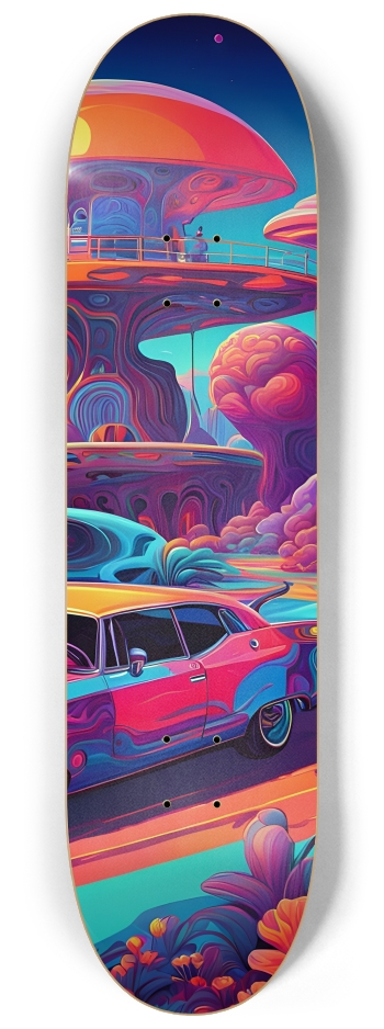 Psychedelic Airbrush Automotive Retro Future 0001 #3
