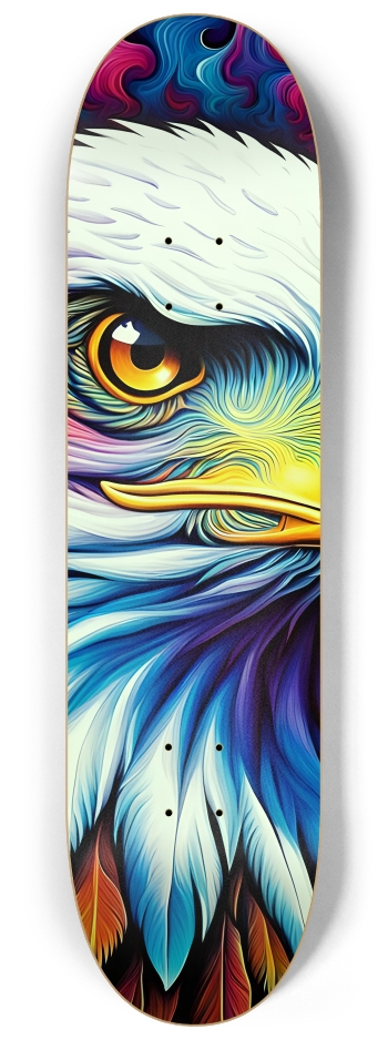 Psychedelic Airbrush Bald Eagle 0001 #2