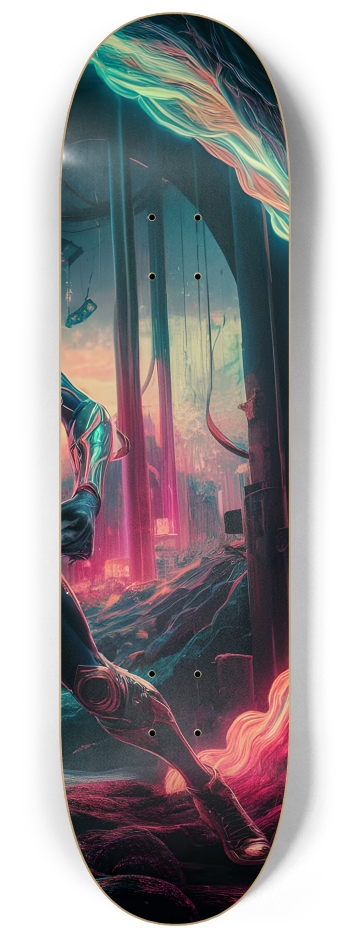 Psychedelic Greek Mythology Reimagined 0072 #3 8-1/4 Skateboard Deck