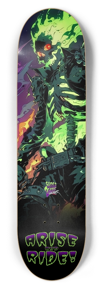 Hell Rider (Glow in the Dark) 8-1/2 Skateboard Deck