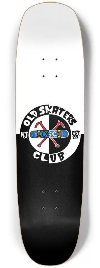 Old Skaters Club 8.75" Shovelhead Square Nose