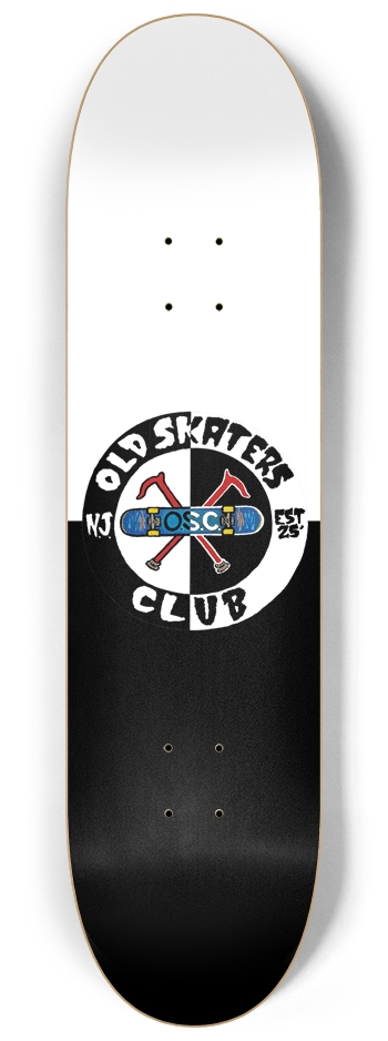 Old Skaters Club 8.25" Popsicle 8-1/4 Skateboard Deck