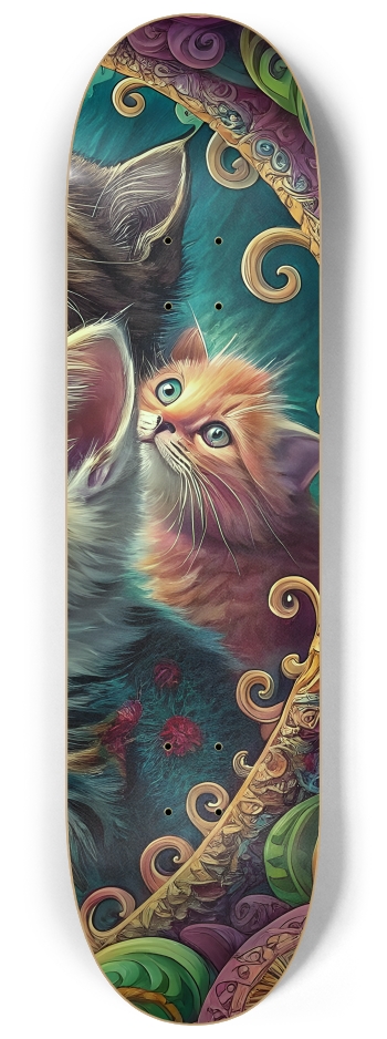 Psychedelic Airbrush Kittens in Fractal Hollow 0001 #3