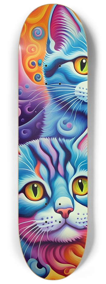 Psychedelic Airbrush Kitten in Tree 0004 #1