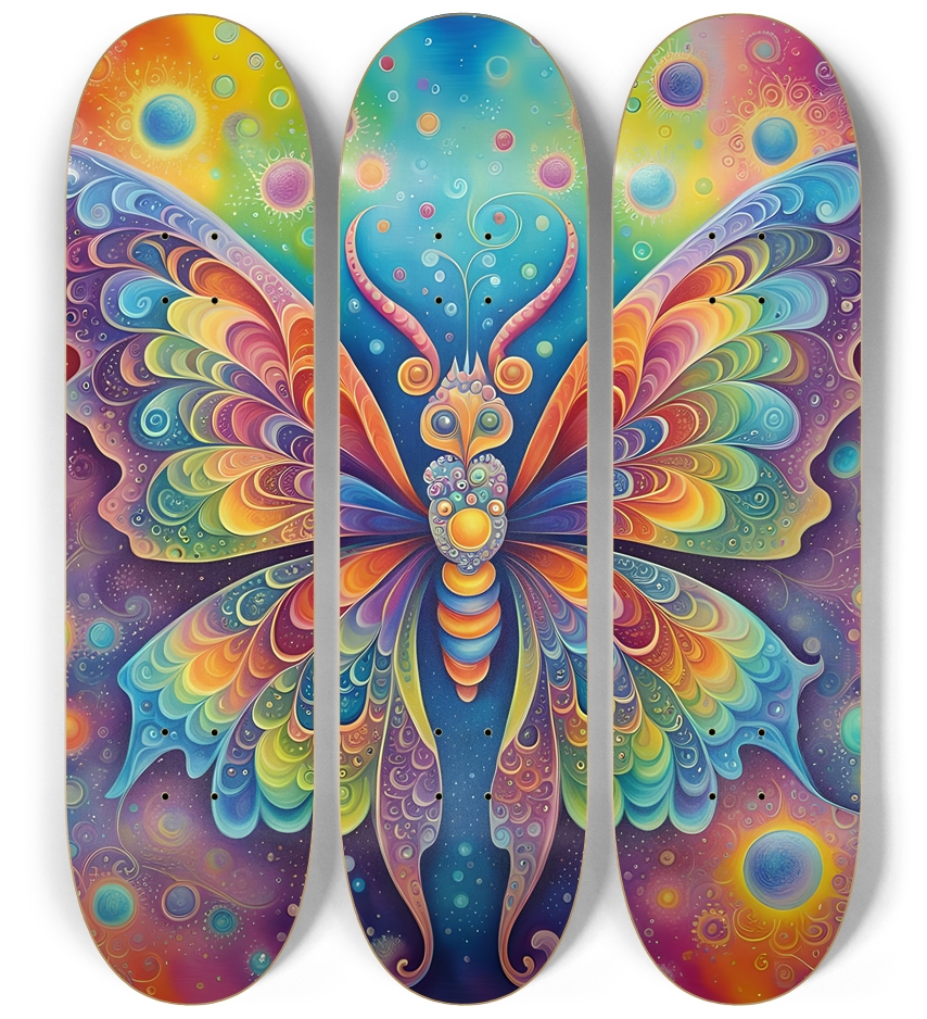 Psychedelic Airbrush Butterfly 0002
