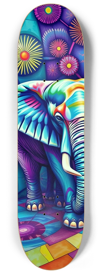 Psychedelic Airbrush Elephants 0001 #1