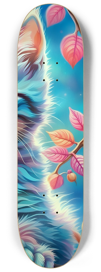 Psychedelic Airbrush Kitten in Tree 0003 #3