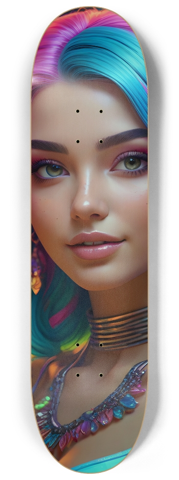 Psychedelic Airbrush Hope 0001 #2 8-1/4 Skateboard Deck