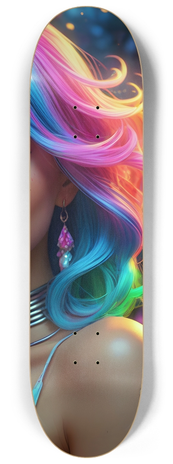 Psychedelic Airbrush Hope 0001 #3 8-1/4 Skateboard Deck