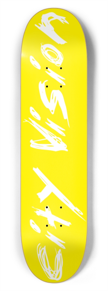 Yellow and White Name 7.75