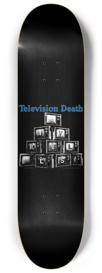Television Death 8.25" Popsicle 8-1/4 Skateboard Deck