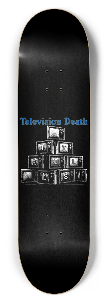 Television Death 8.5" Popsicle 8-1/2 Skateboard Deck
